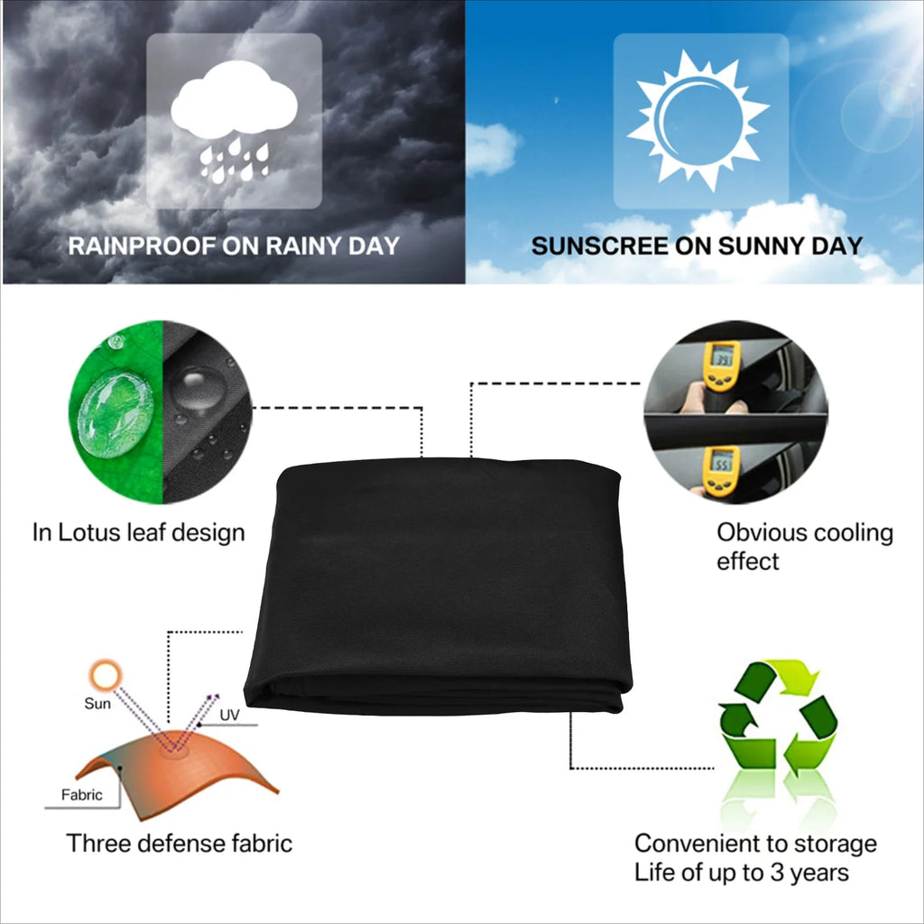 Triangle Sun Shade Sail – Waterproof Outdoor Canopy 98% UV
