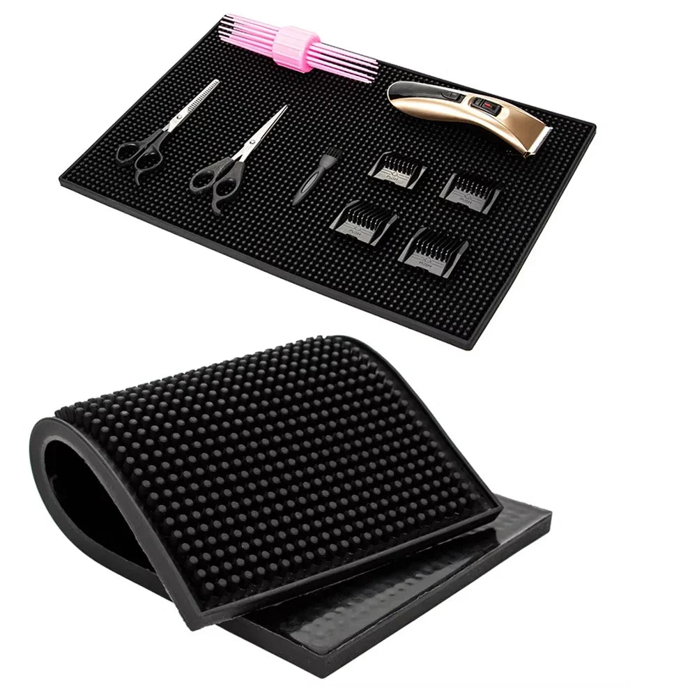 Non-Slip Rubber Mat for Barber Salon, Bar & Countertop