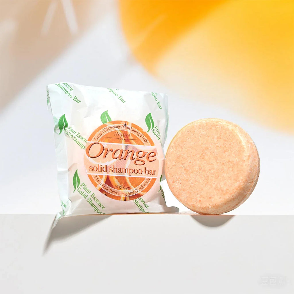 Orange Vitamin C Shampoo Bar – Sweet Orange, Residue-Free Clean