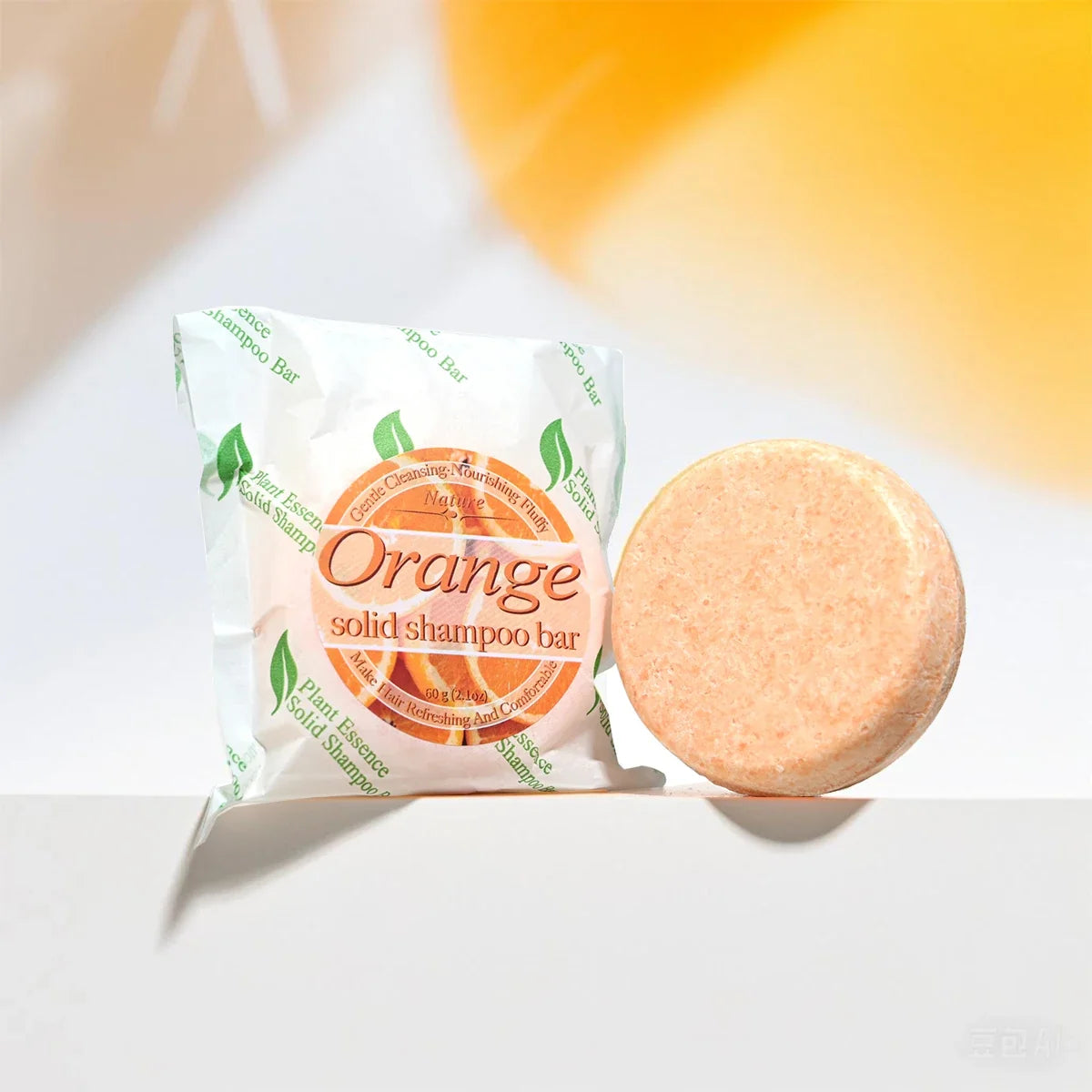 Orange Vitamin C Shampoo Bar – Sweet Orange, Residue-Free Clean