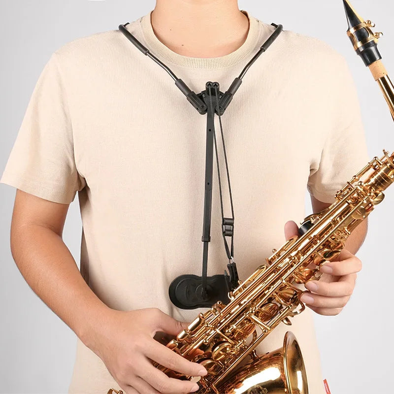Adjustable Saxophone Shoulder Strap Neck Hanging Belt Wind Instrument