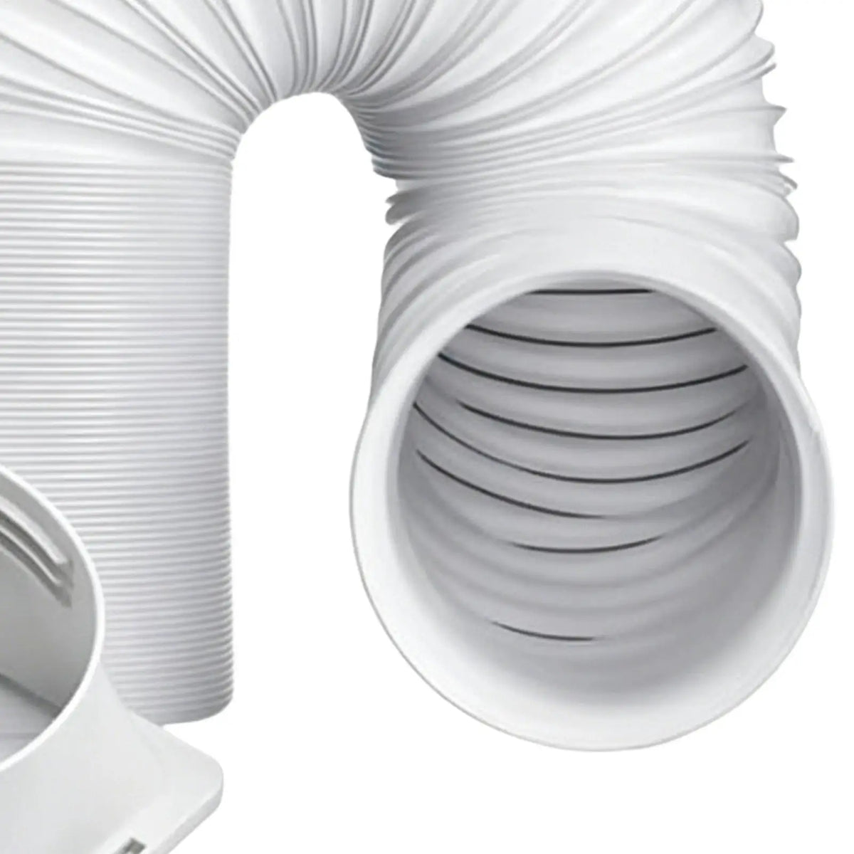 Portable AC Exhaust Hose – Adjustable Length & Square Connector