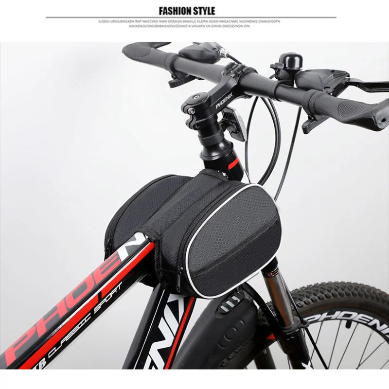 Waterproof Ultralight Bike Top Tube Frame Bag – MTB Phone Pouch