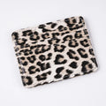 Leopard Print PU Leather Slim Card Wallet – Unisex Card Holder