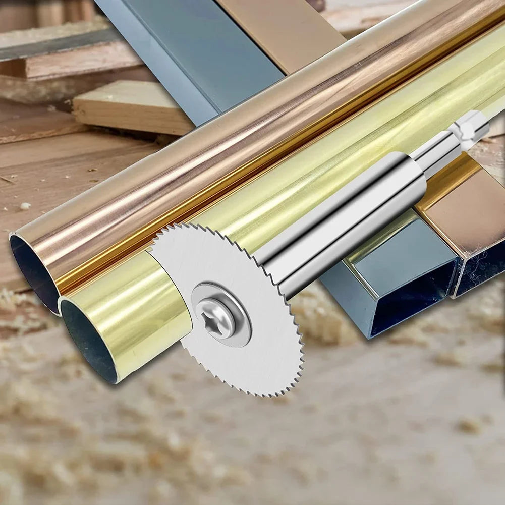 PVC Pipe Inside Cutter with 4 Saw Blades & 1/4" Hex Rod