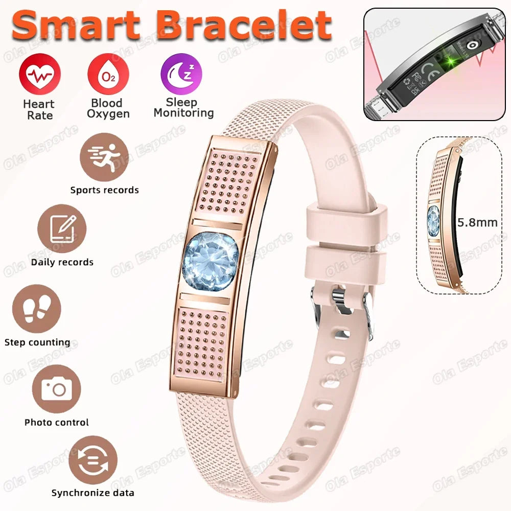 2026 Sport Fitness Tracker Smart Bracelet Men Women Heart Rate Sleep