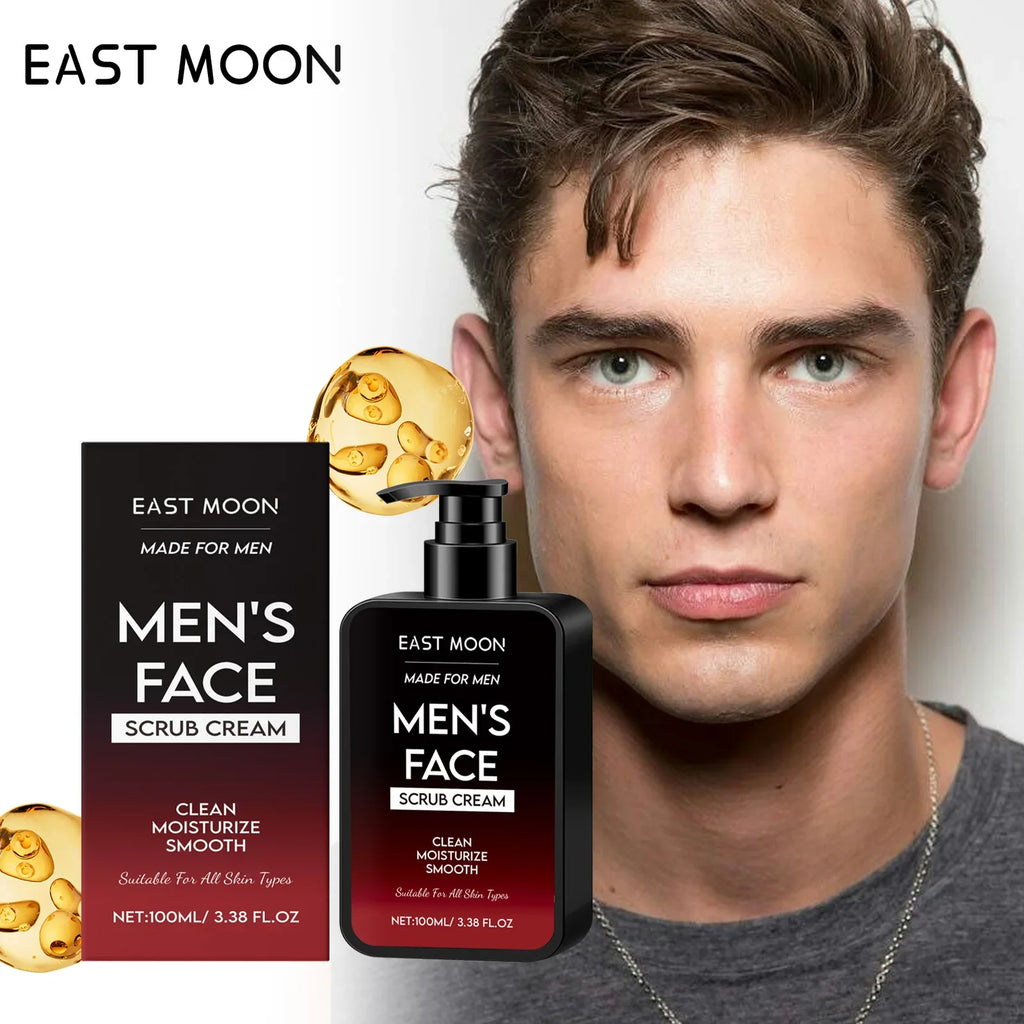 East Moon Men's Face Scrub – Oil Control & Blackhead Removal