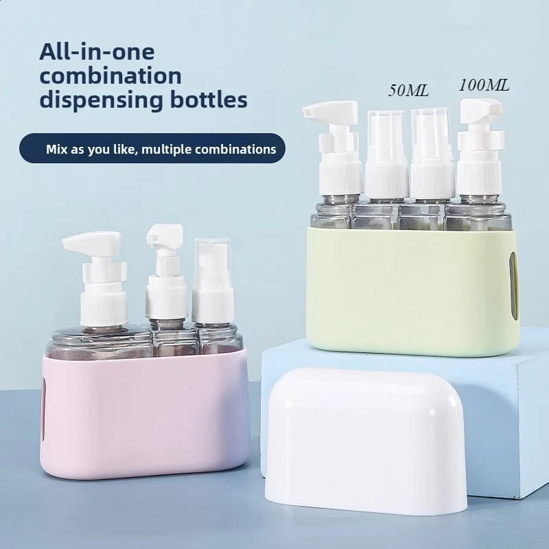 Travel Bottle Shampoo Shower Gel Hand Soap Cosmetic Moisture Body