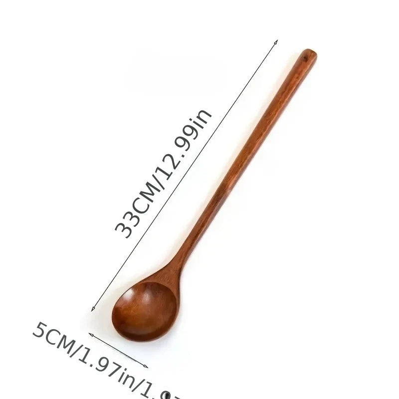 Extra Long Handle Mixing Spoons Durable Ergonomic Stirring Spoon
