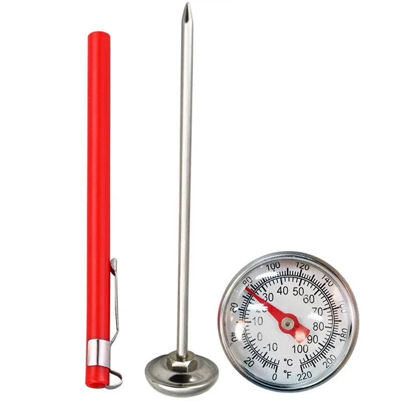 Household Bimetallic Food Thermometer Probe Kitchen Milk Coffee