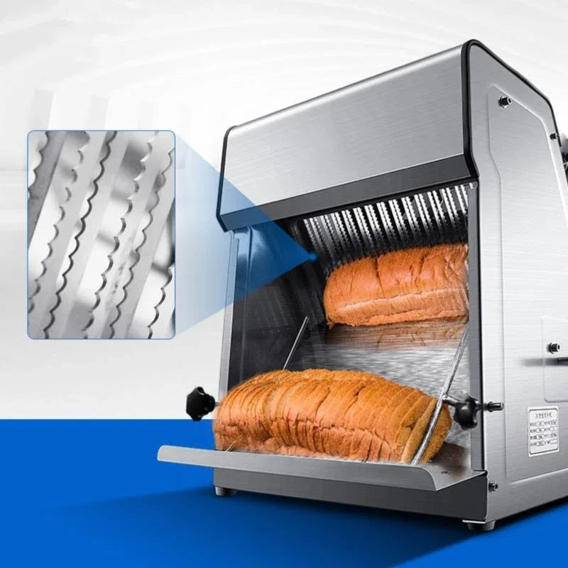 Commercial Electric Bread Slicer | Stainless Steel | 31 Slices
