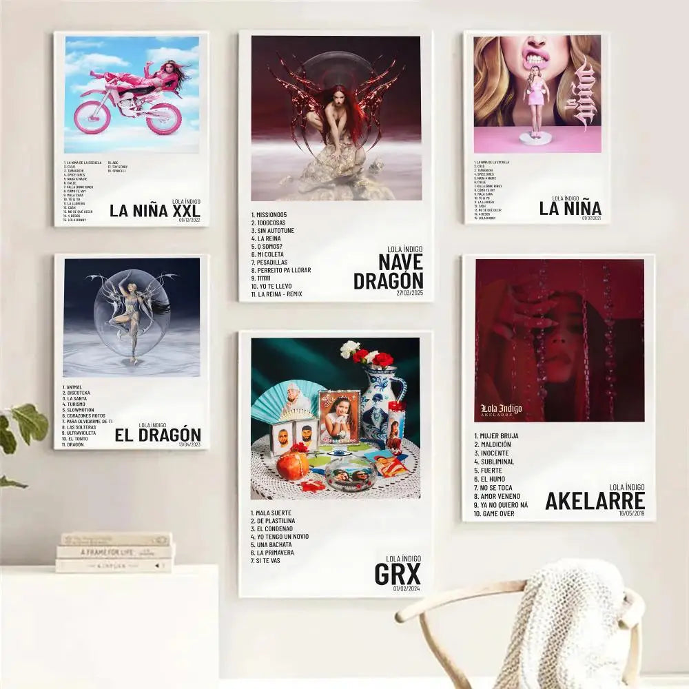 Lola Indigo Album Cover HD Canvas Wall Art Poster | Home Decor