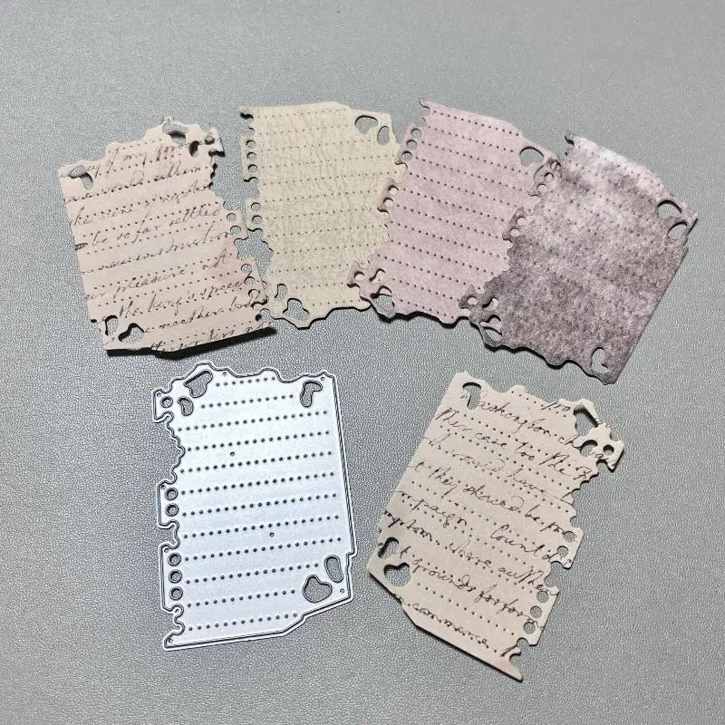 Vintage Mini Binder Frame Carbon Steel Die – Scrapbook & Cards
