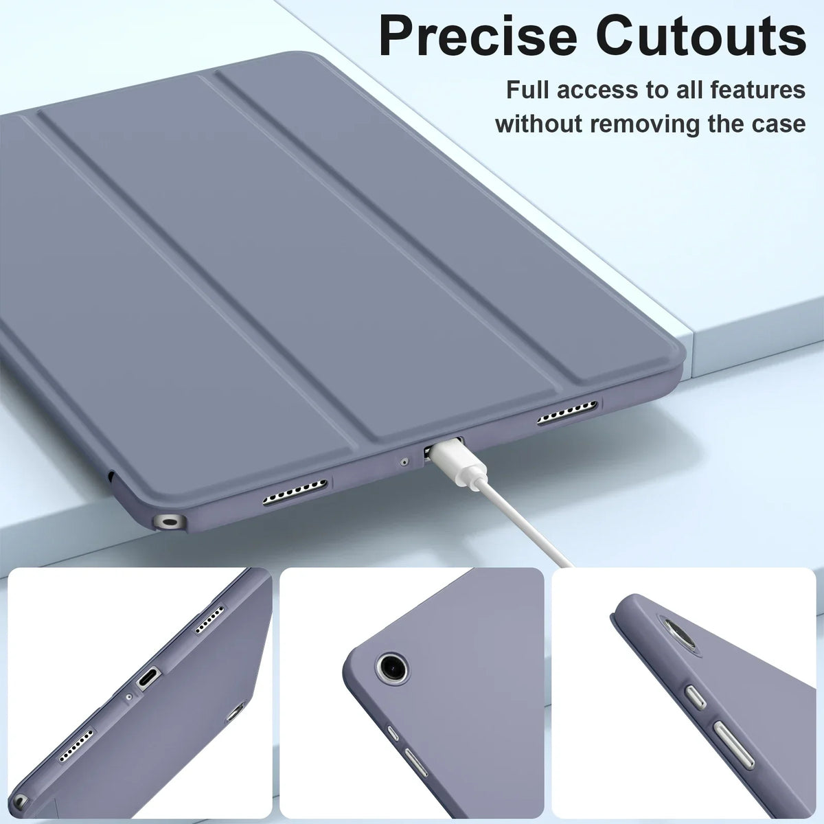 Samsung Galaxy Tab A9 Plus 11" 2023 Case – Tri-Fold Stand Cover