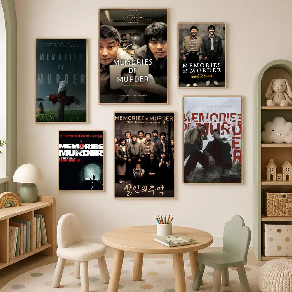 Memories of Murder Movie Poster – HD Self-Stick PVC Wall Art