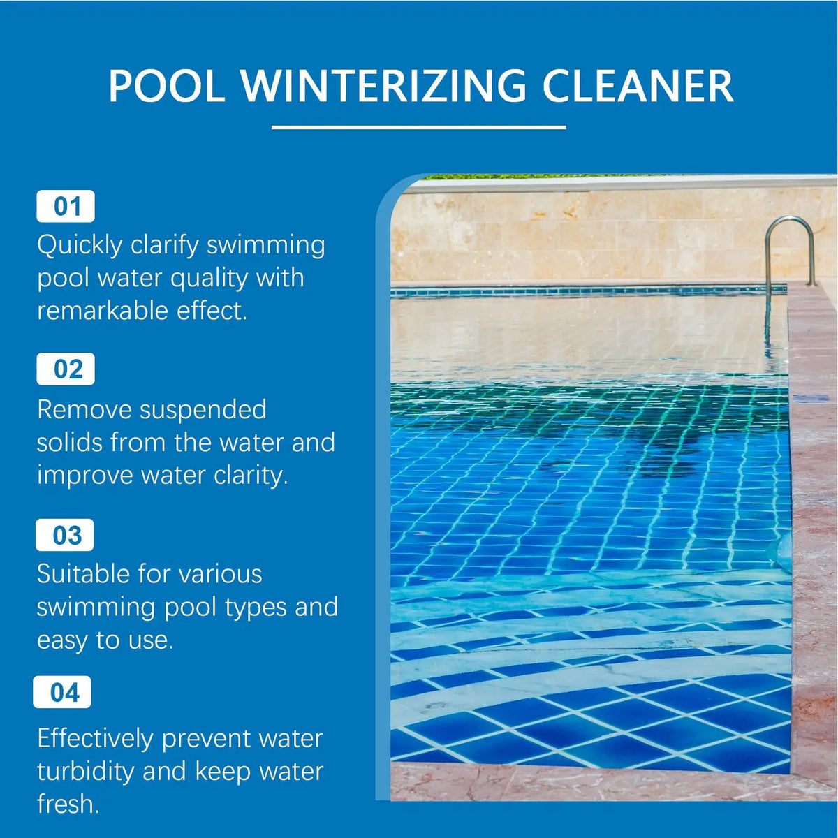 Pool Water Clarifier 100ml – Flocculant for Pools & Hot Tubs