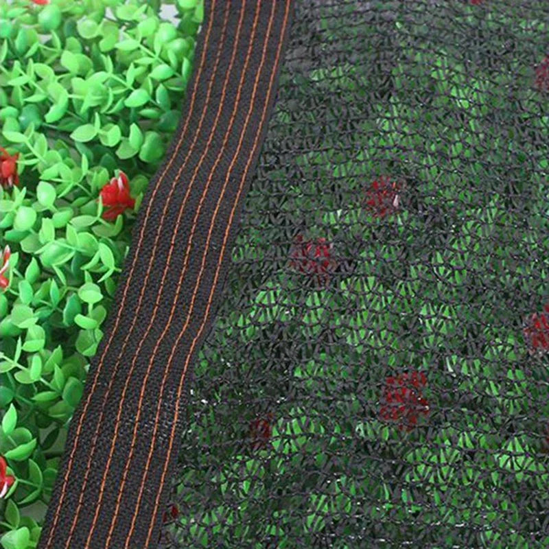 8-Pin Black HDPE Anti-UV Sun Shade Net – Pergola & Greenhouse