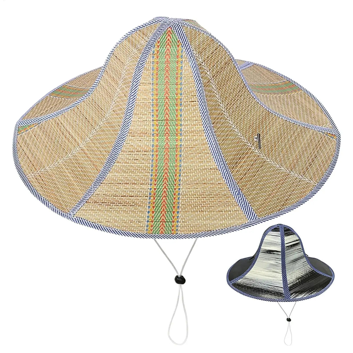 Wide Brim Foldable Straw Sun Hat – Unisex Beach & Outdoor