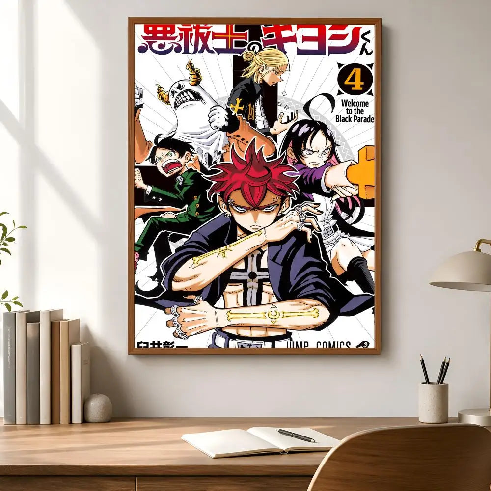 Ultimate Exorcist Kiyoshi Waterproof Self-Adhesive Anime Poster