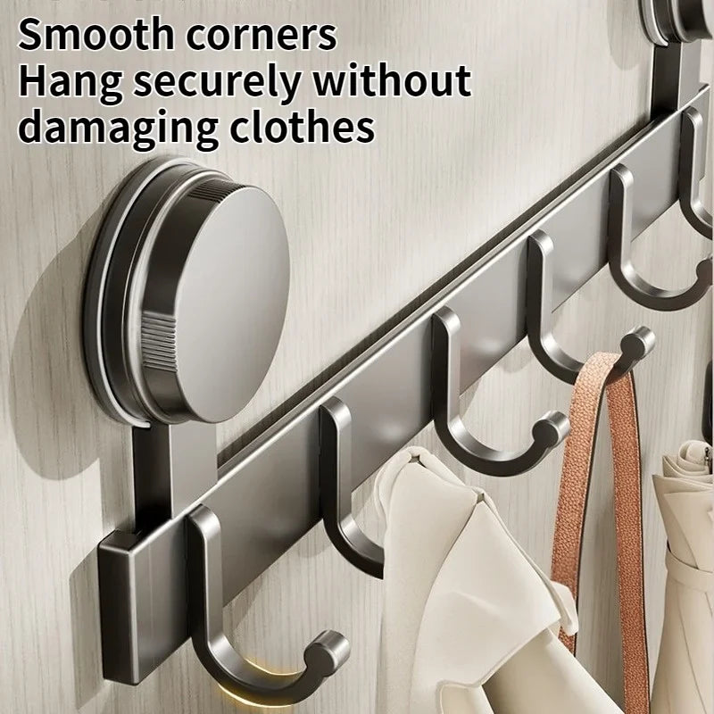No-Drill Suction Cup Wall Hook | Aluminum Bathroom & Kitchen