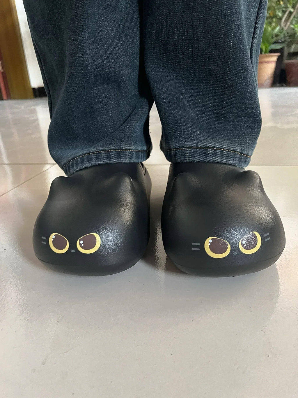 Lorilury Fuzzy Cat Slippers – Women's Warm Indoor Furry Shoes
