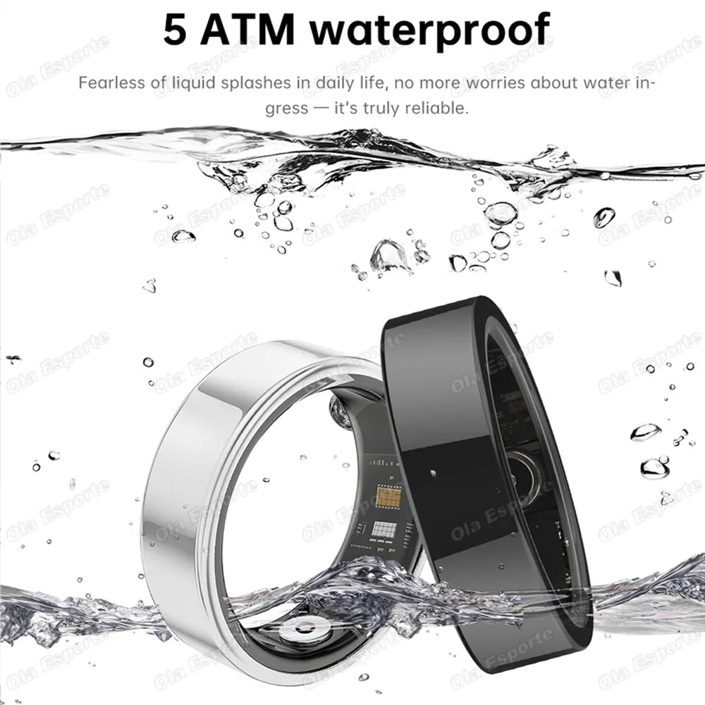 Smart Ring – Heart Rate, Sleep & SpO₂ Monitor | 5ATM