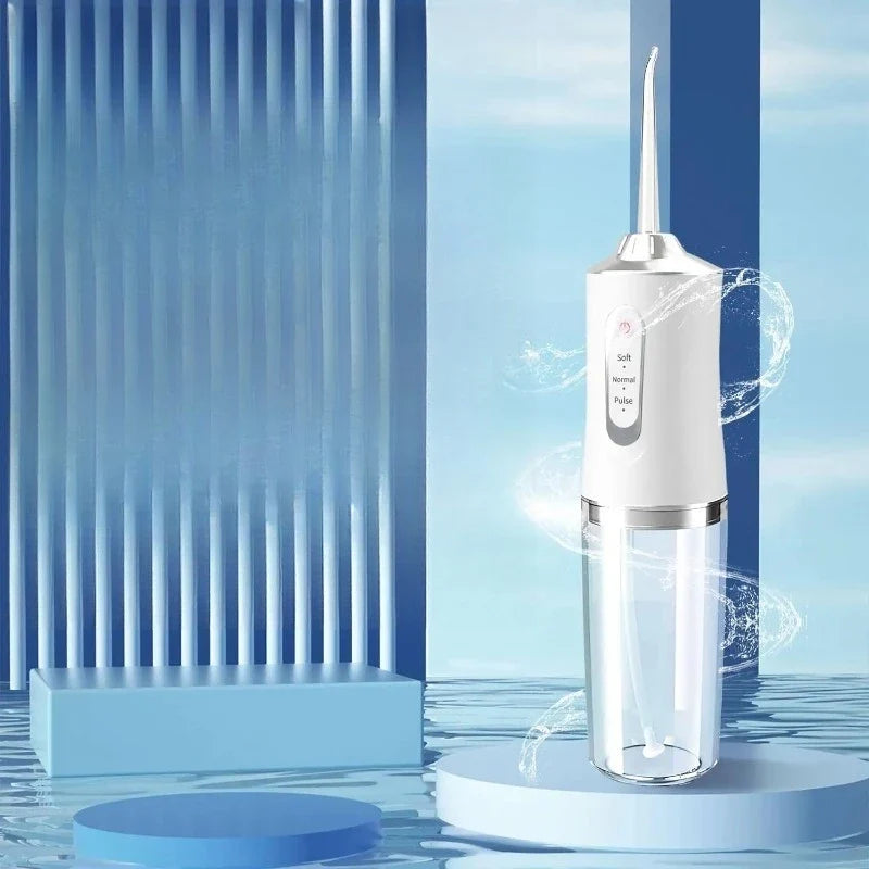 Cordless Water Flosser | 3 Modes, IPX7, 4 Nozzles, USB Charge