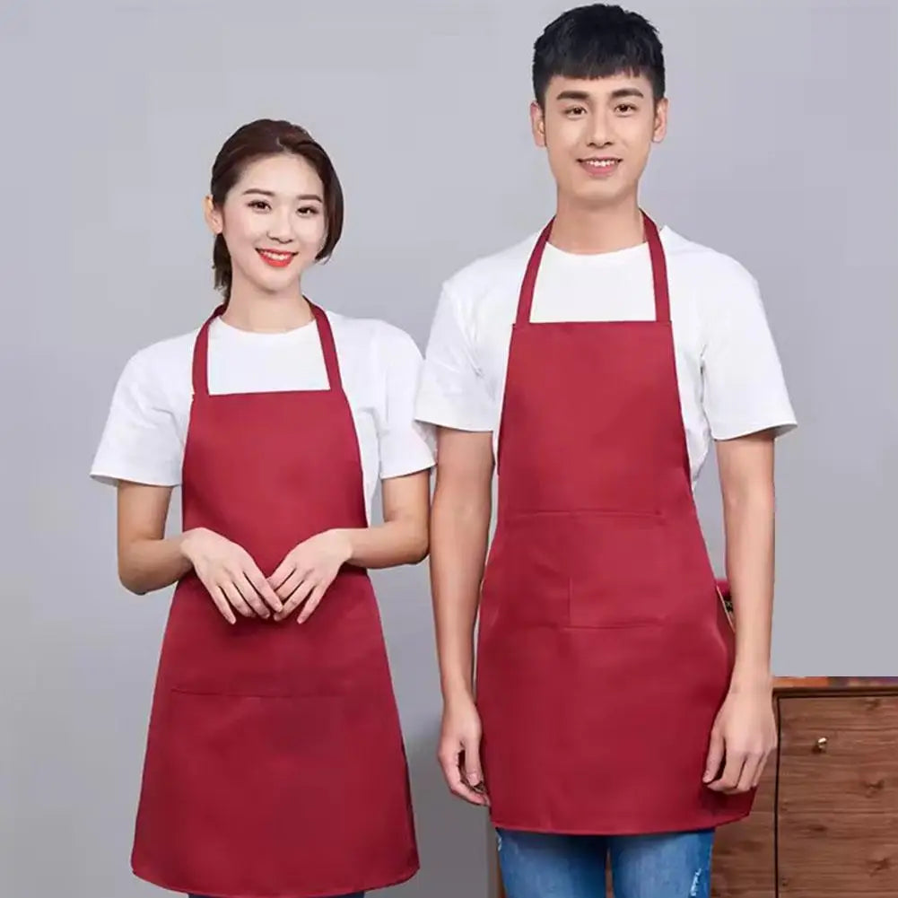 KITPIPI Unisex Waterproof Adjustable Sleeveless Chef Apron
