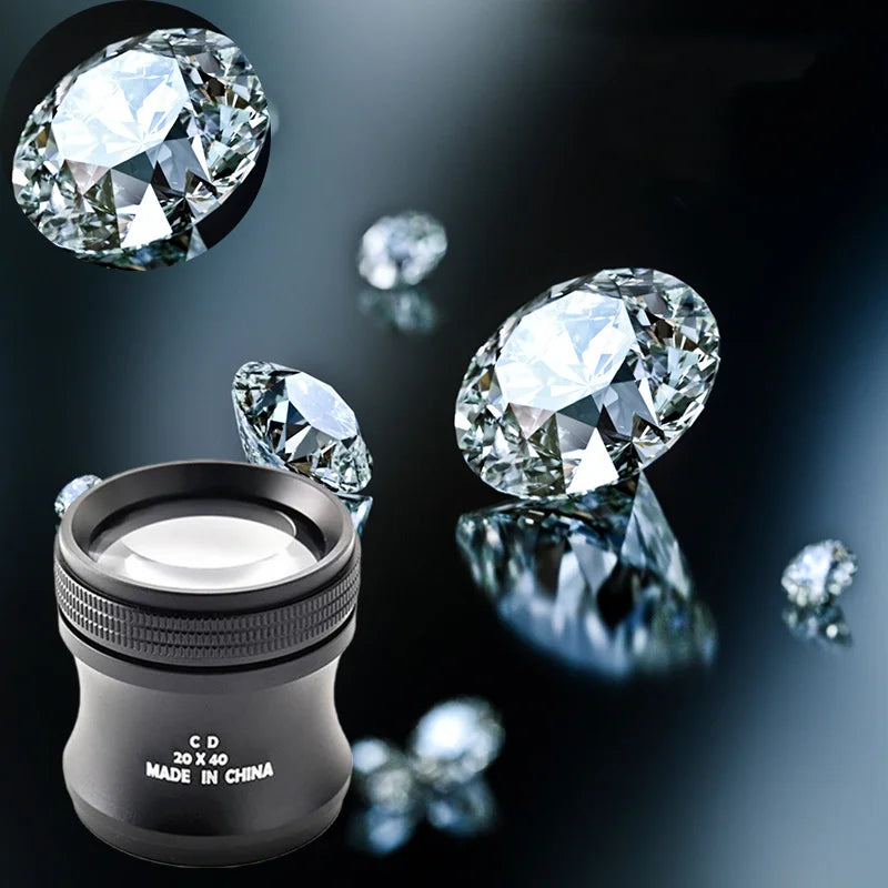Handheld Cylindrical Magnifying Glass Underestimates Pigeon Eye