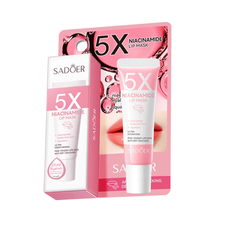 SADOER Niacinamide Lip Mask Balm – Ceramide & Vitamin C 10g