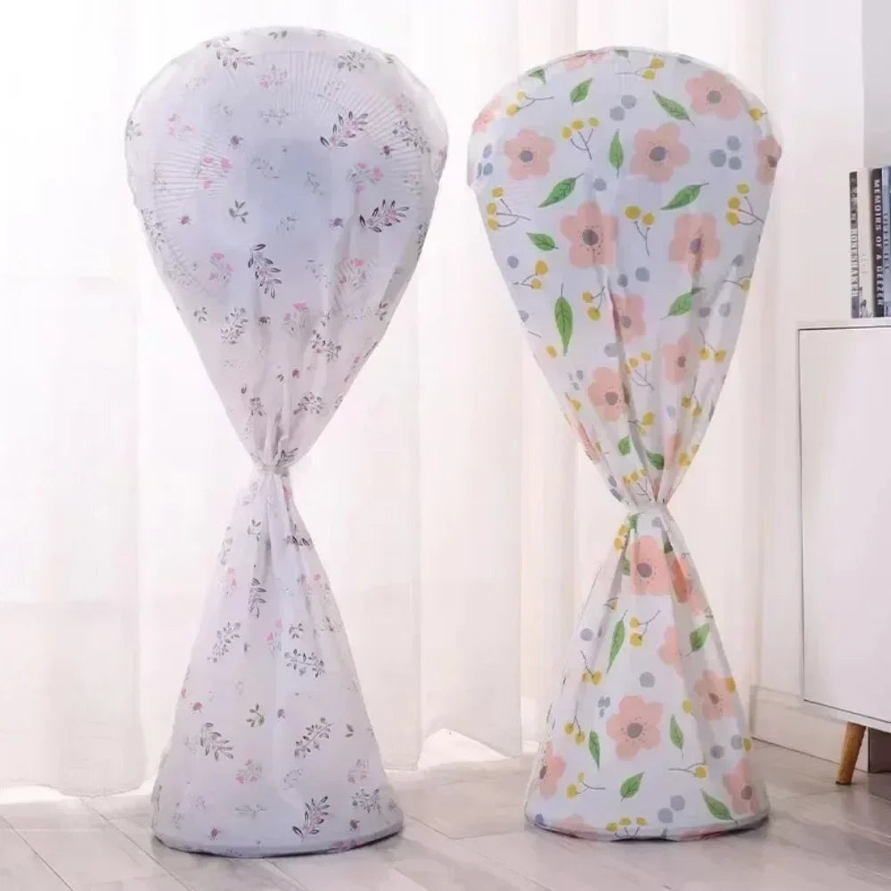 Two Washable Fan Sleeve Waterproof Dustproof Protective Standing