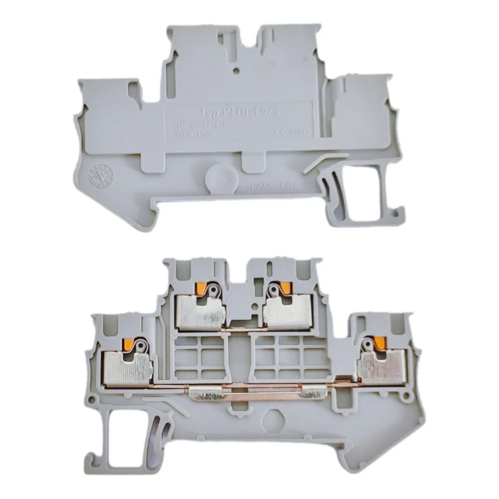 PTTB1 5 Din Rail Terminal Block PTTB-1 Electrical Connector Double
