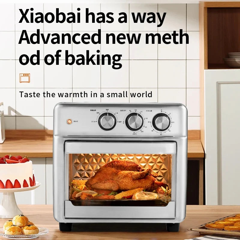 BALASHOV 13L Air Fryer Oven – Oilless Cooker, Visible Window