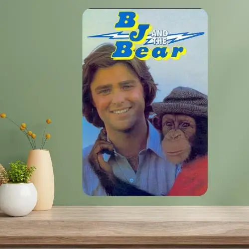 BJ and the Bear Classic TV Show Metal Poster Sign