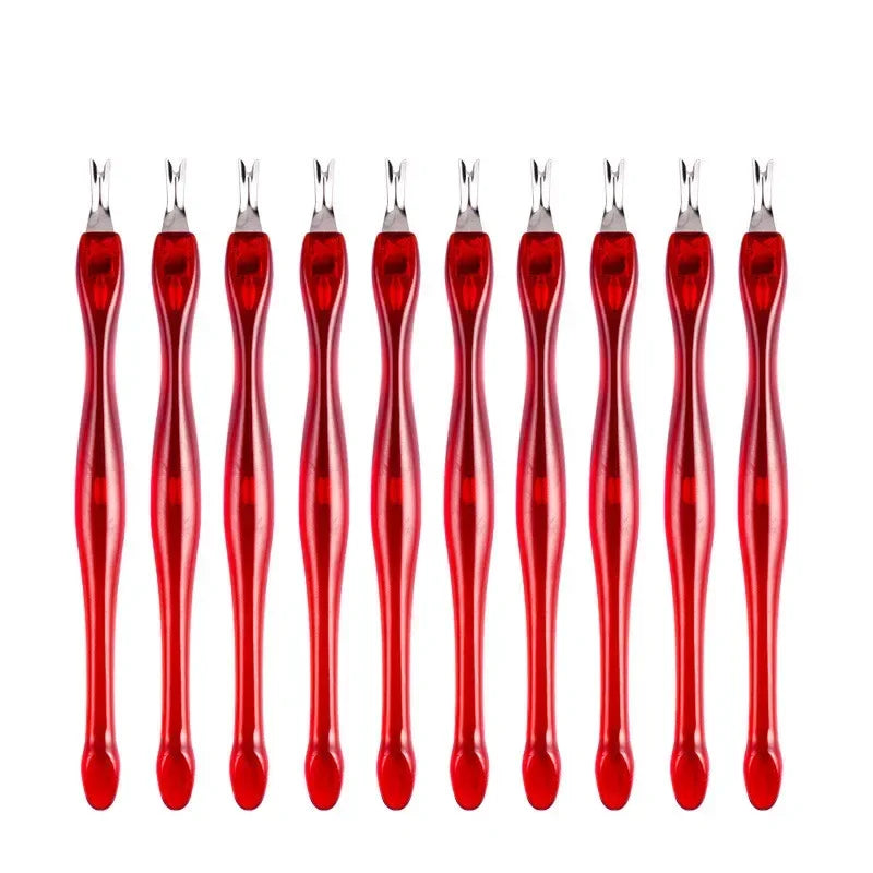 Stainless Steel Cuticle Pusher Nail Art Manicure Tool Set