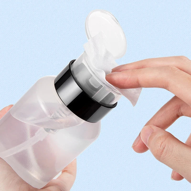 Empty Pump Dispenser Bottle for Nail Polish Remover | 60–250ml
