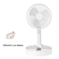 HOMEFISH Retractable Folding Portable USB Fan | 7200mAh