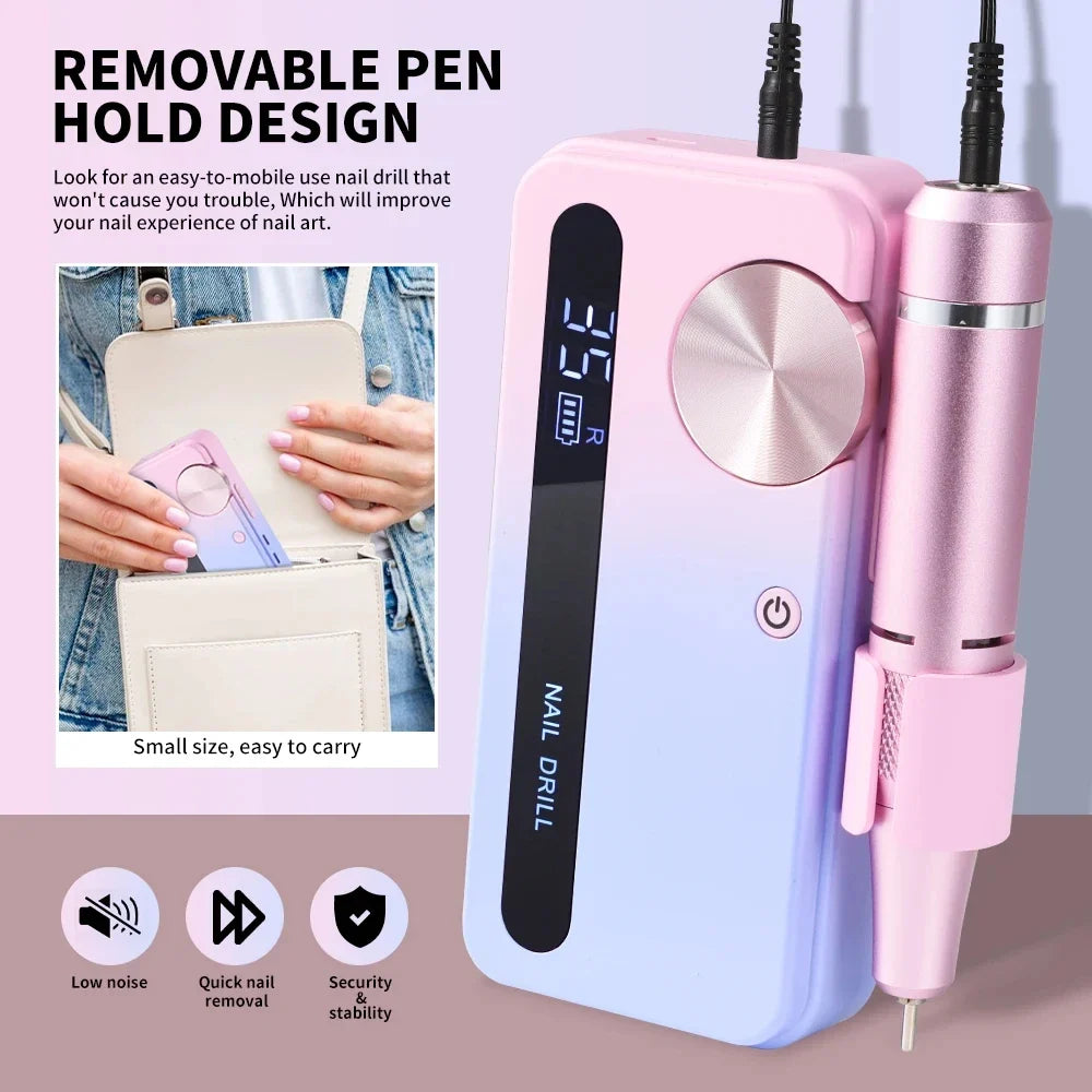 35000RPM Electric Nail Polisher Professional Gel Nails Care