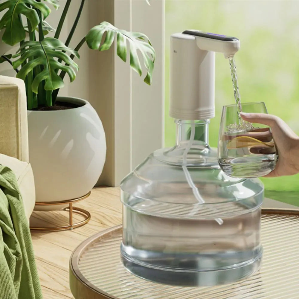 USB Rechargeable Electric Gallon Water Bottle Pump Dispenser