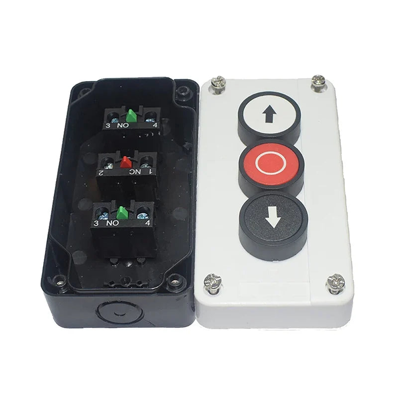 Emergency Stop Industrial Control Button Box Arrow Symbol CNC Start