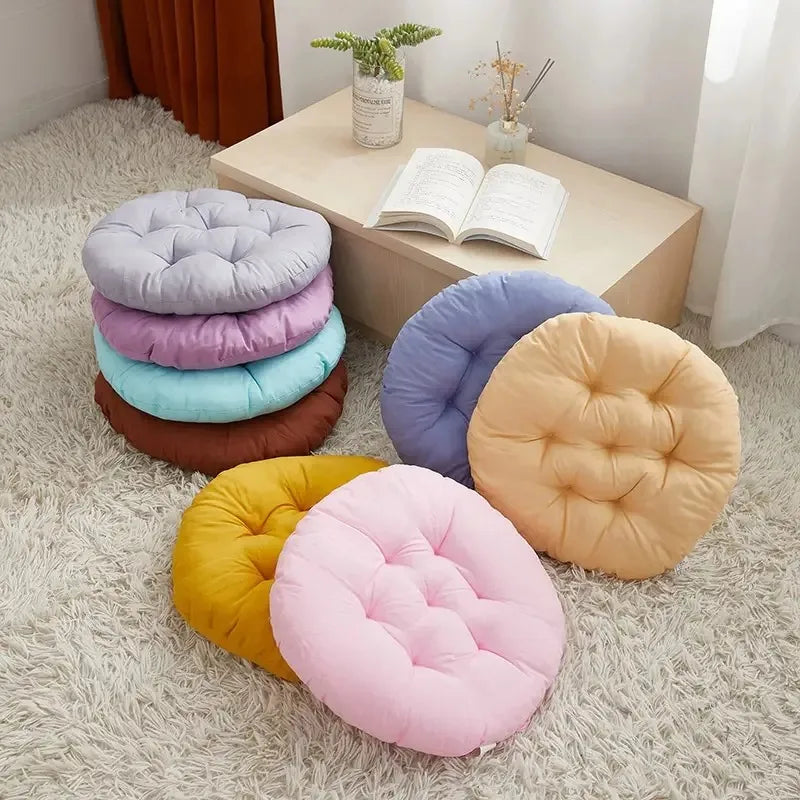 Thickened Round Chair Cushions Seat Pad Office Garden Living Room
