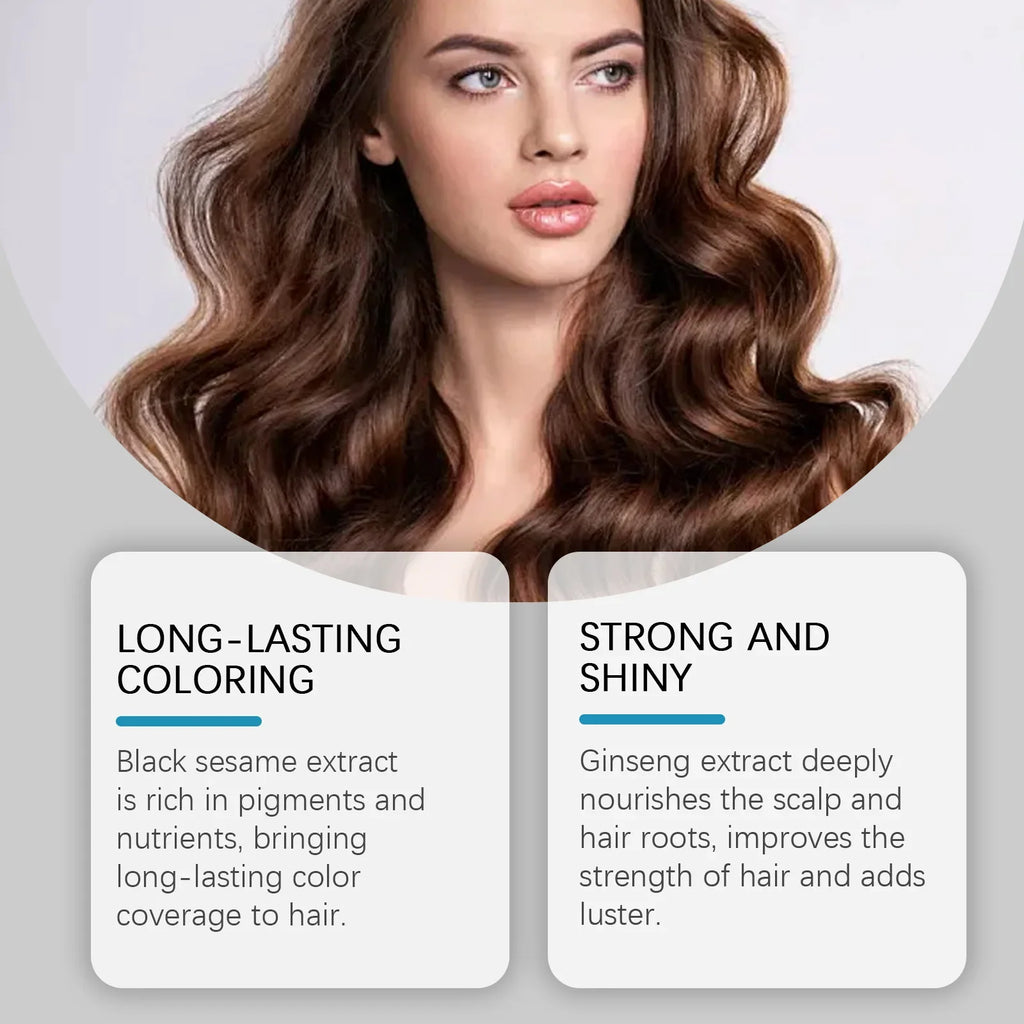HOEGOA Herbal Hair Dye Shampoo 3-in-1 | All Hair Types