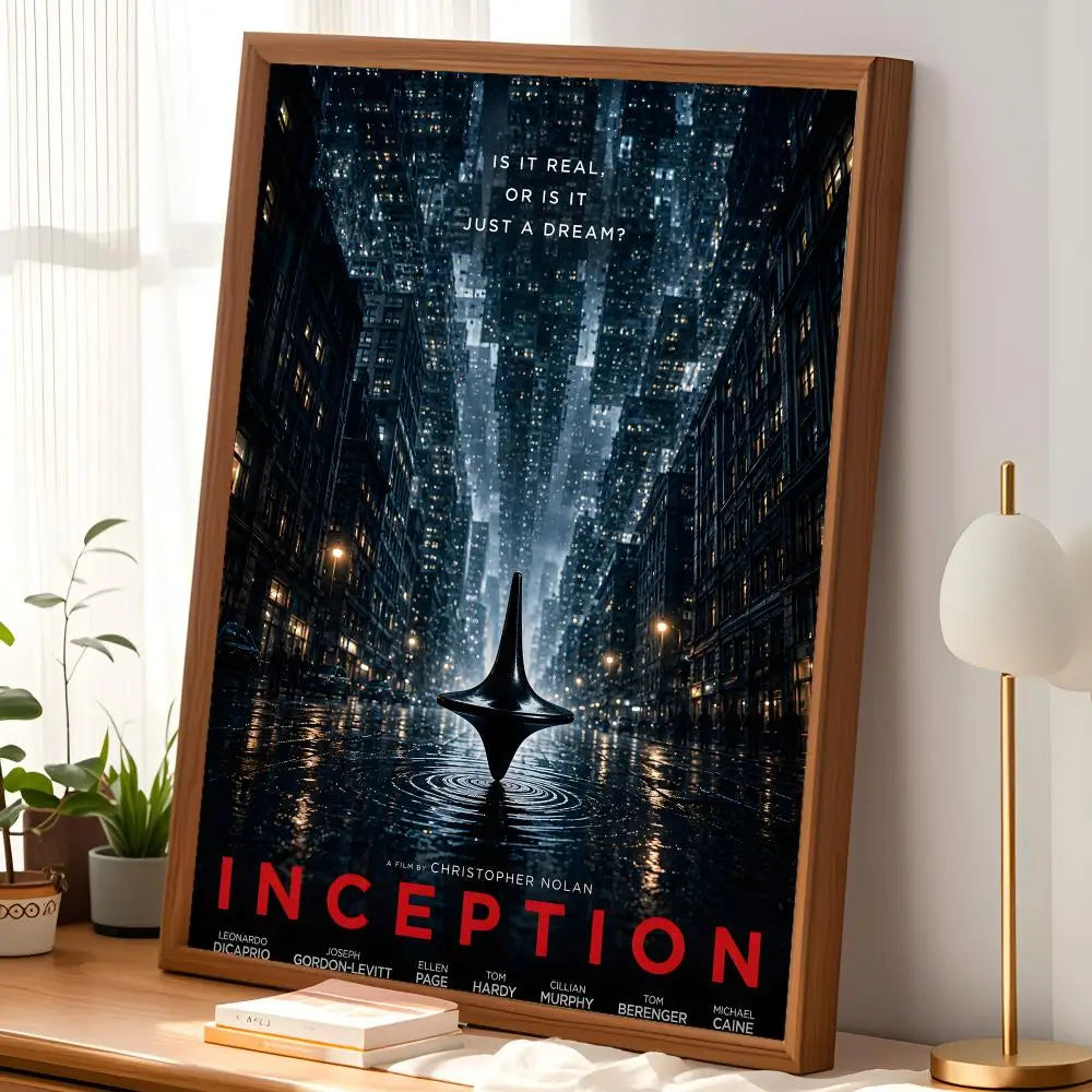 Inception Movie Poster – Self-Stick HD PVC Waterproof Wall Art