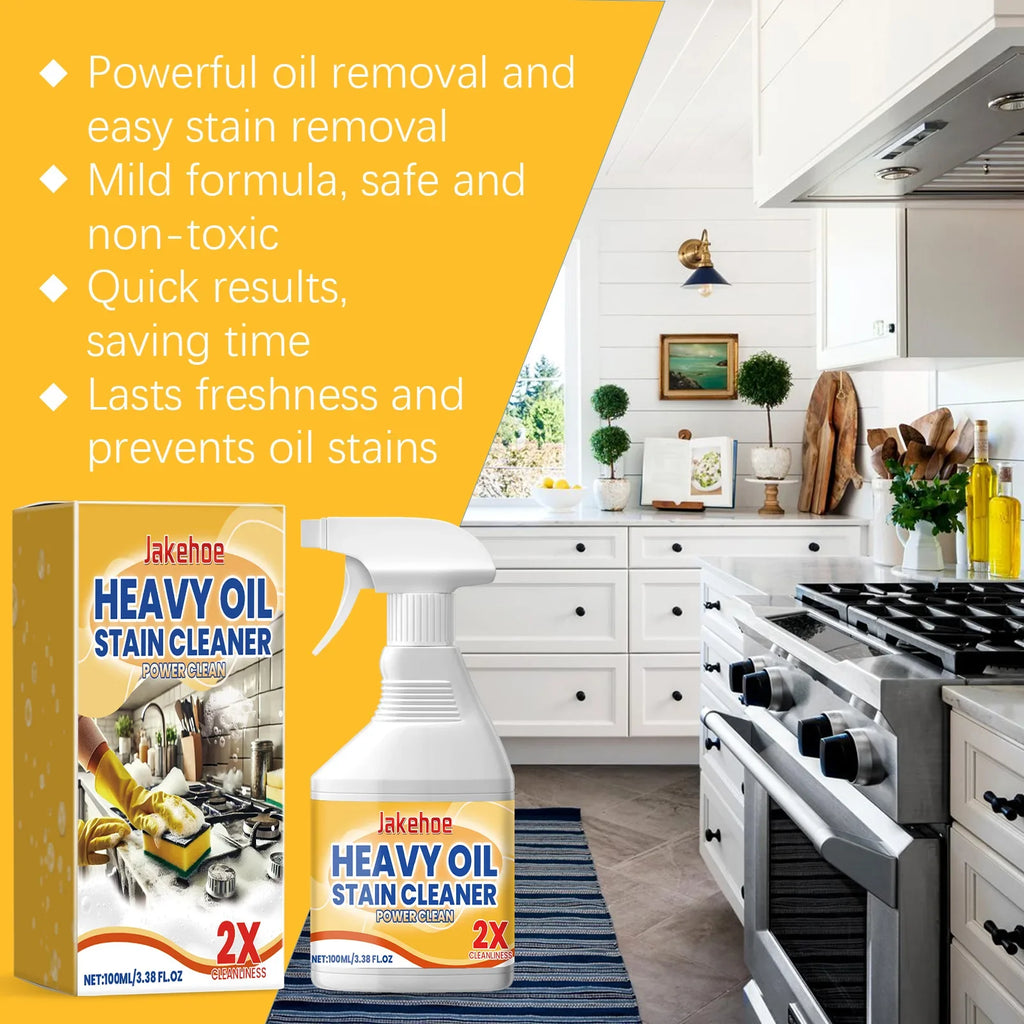 JAKEHOE Kitchen Degreaser Spray – Oven, BBQ & Stove Cleaner