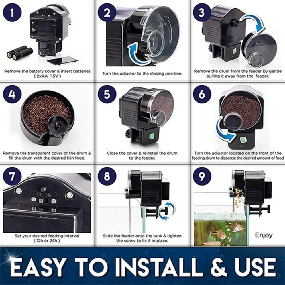 Automatic Fish Feeder | Aquarium Timer Food Dispenser