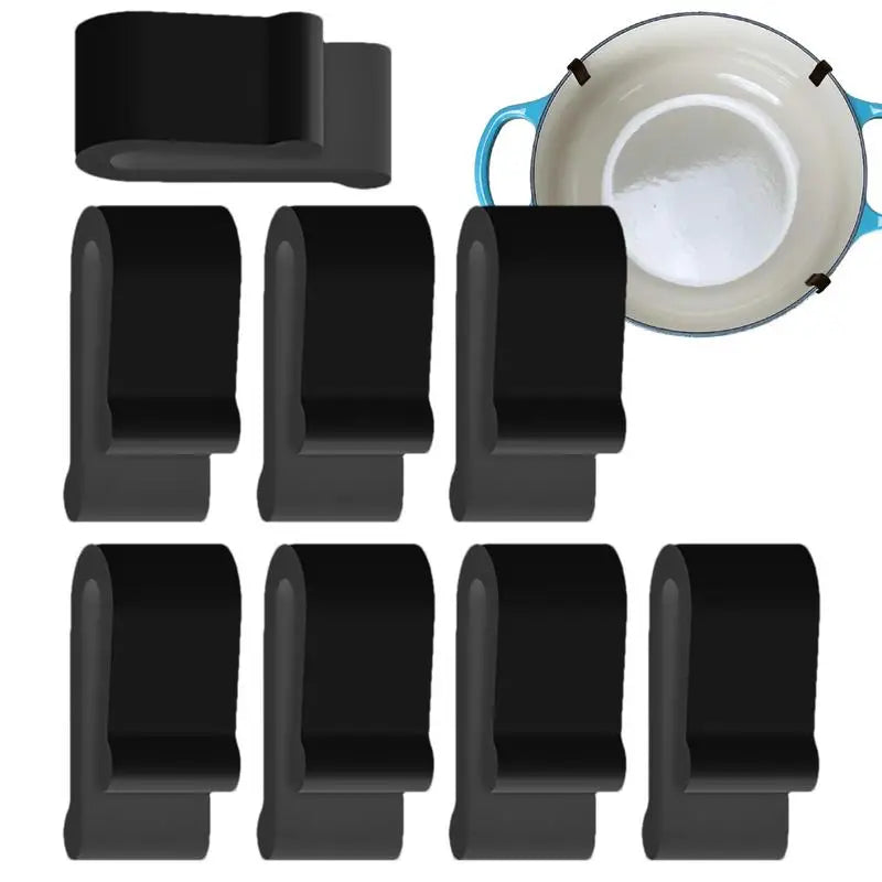 Oven Lid Protector Clips 8X Cookware Protectors Pan Protective