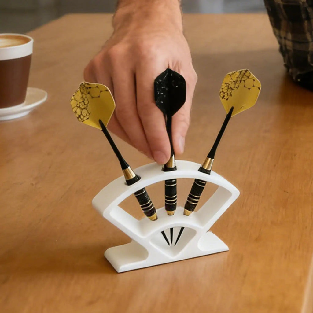 Dart Stand Vertical Display Holder Tabletop Rack Organizer It Can