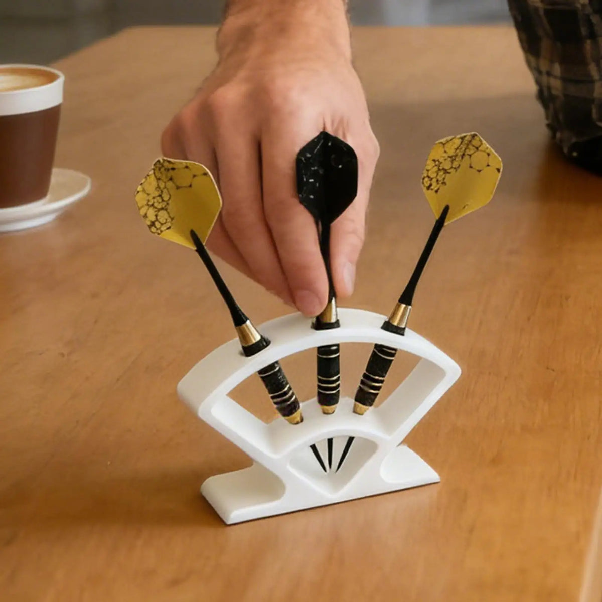 Dart Stand Vertical Display Holder Tabletop Rack Organizer It Can
