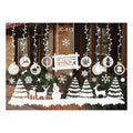 Christmas Window Clings – Snowflake & Reindeer Static Decals