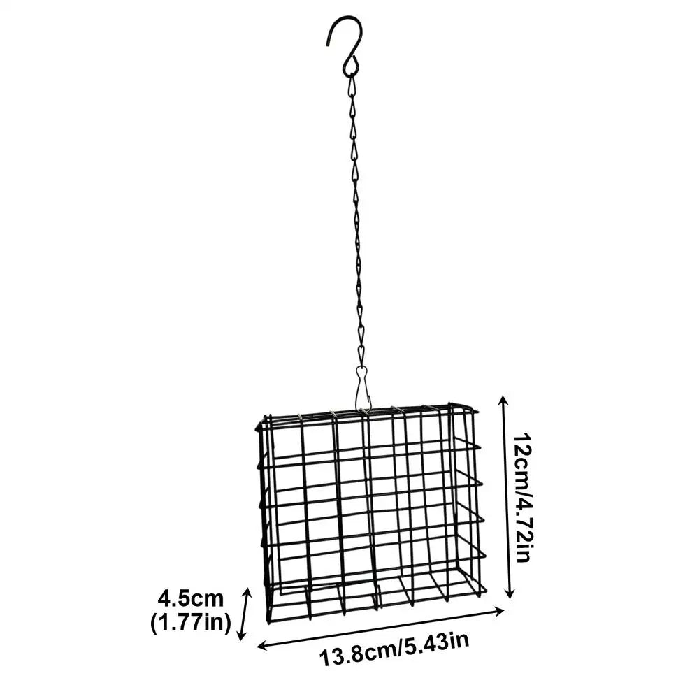 Suet Feeder Squirrel Proof Reusable Birdwatching Station Bird Balcony